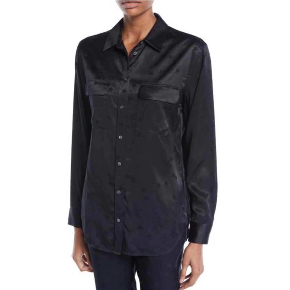 EQUIPMENT x TABITHA SIMONS STAR PRINT BLOUSE